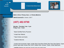 Tablet Screenshot of myfamilydoctorfl.com